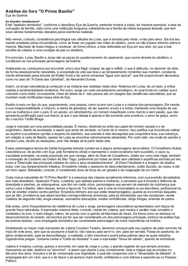 Do Livro O Primo Basilio Pdf
